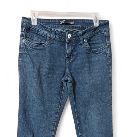 AuthenticY2K Bongo Tokyo Low Rise Bootcut Jeans Size 7 Stretch Denim 2000s Style - Picture 4 of 15